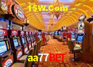 Interface moderna da plataforma aa77bet